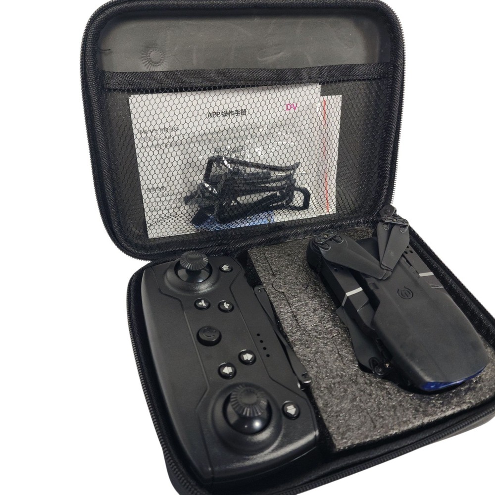 E88 Pro Foldable Drone, Remote Control, Case