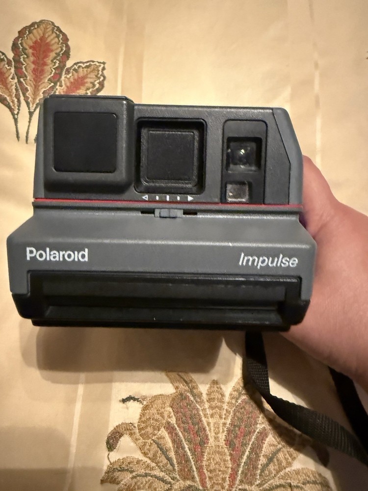 Polaroid Impulse Camera With Built In Flash. Vintage. Untested