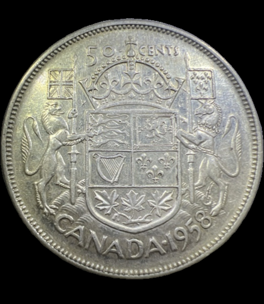 1958 50C Canada 50 Cents