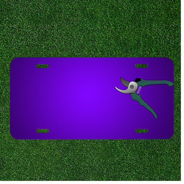 Custom Personalized License Plate With Add Names To Shears Pruning Pruner