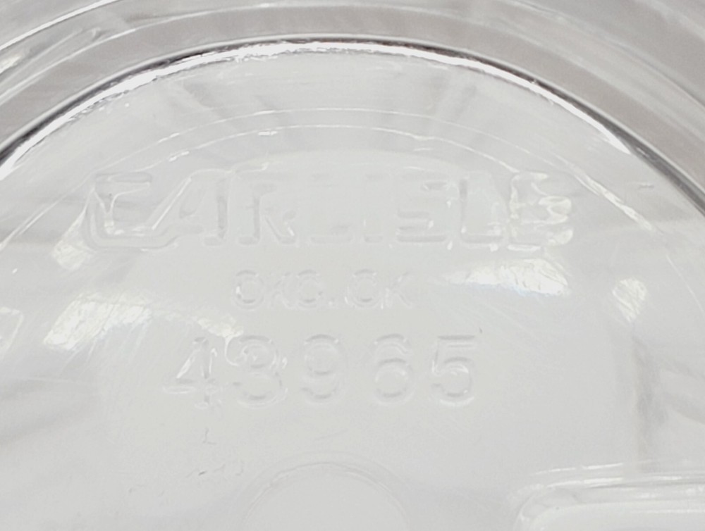 Carlisle Lexington 16oz Beer Mug Clear Polycarbonate Plastic Shatterproof Pub