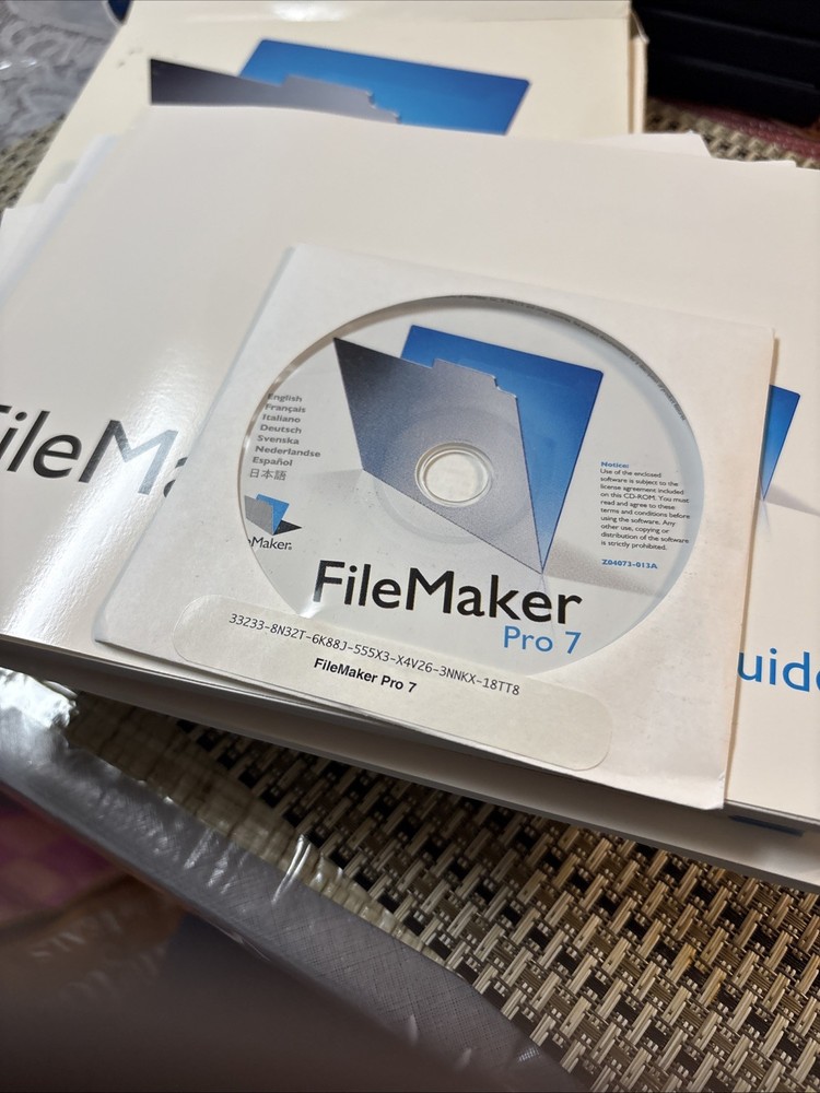 filemaker pro 7 for MAC