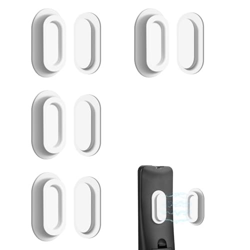 4 Pack Strong Magnetic Remote Control Holder, Self-Adhesive Silicone Remote