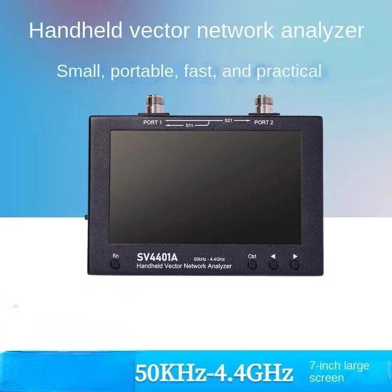 Handheld Vector Network Analyzer 50KHz-4.4GHz 7" Touch Screen Analyzer