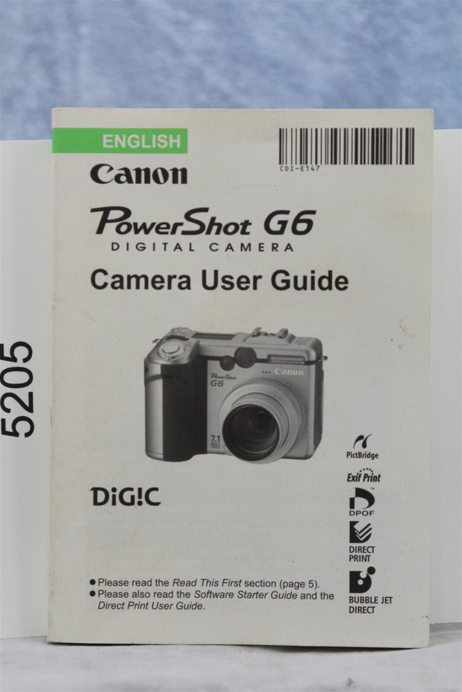 Canon Binoculars 10x42 L IS WP Original Multi Language Instruction Manual