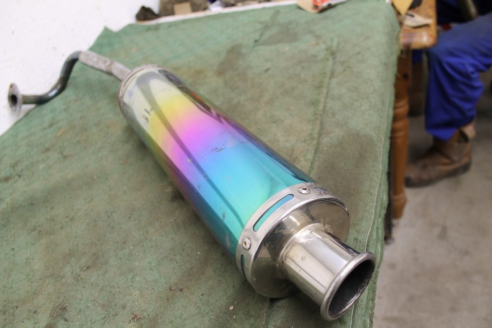 18571 UNKNOWN Complete Exhaust Pipe Muffler System Silencer