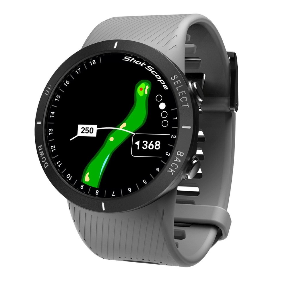 Shot Scope V5 GPS and Automatic Performance Tracking Golf Watch - Grey