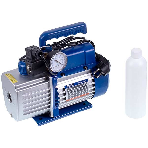 Pump with pressure gauge (1 stage./100 lit/min.) LEETO XZ-2A/C-SV