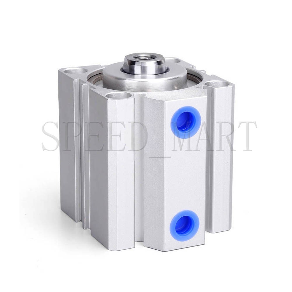 SDA63X90 Thin Small Pneumatic Air Cylinder 90mm Stroke Rod Acting Push Pull