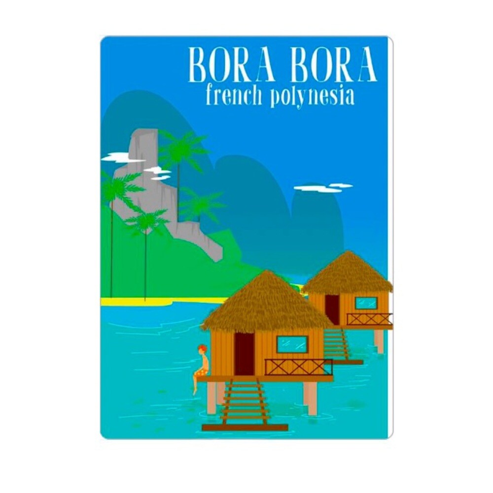 Colorful Bora Bora Magnet