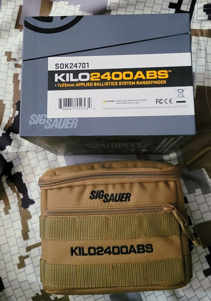 Sig Sauer KILO2400ABS Laser Rangefinder Flat Dark Earth