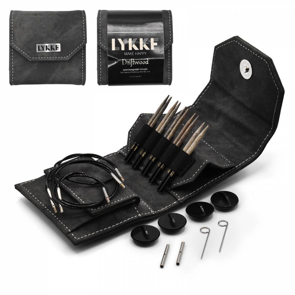 Lykke Starter Sets; 3.5" Interchangeable Knitting Needle Tips