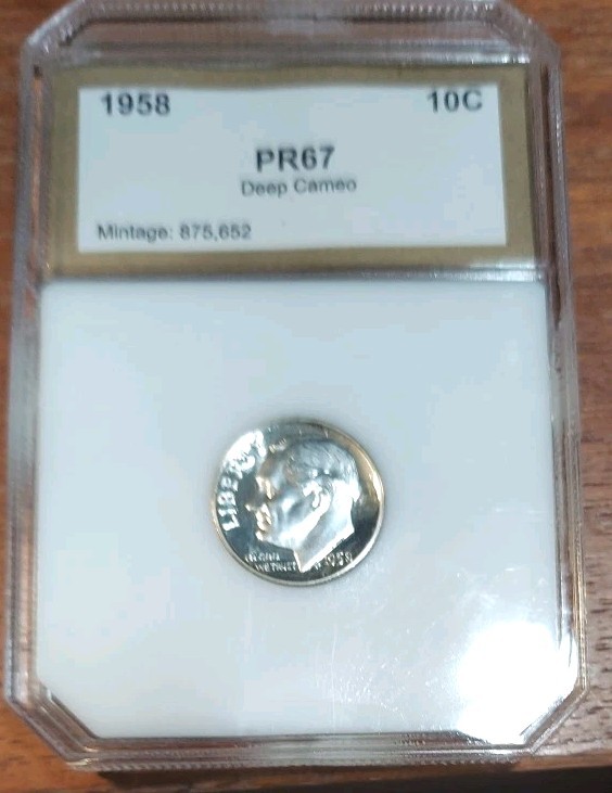 1958 Proof Dime PCI Certified