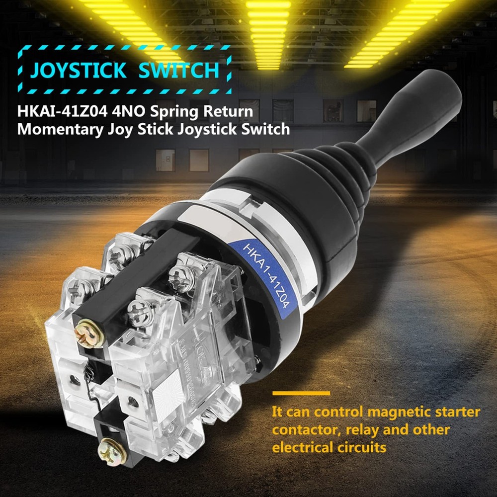 4 Position Joystick Switch 4NO Spring Return Momentary Joy Stick Replacement...