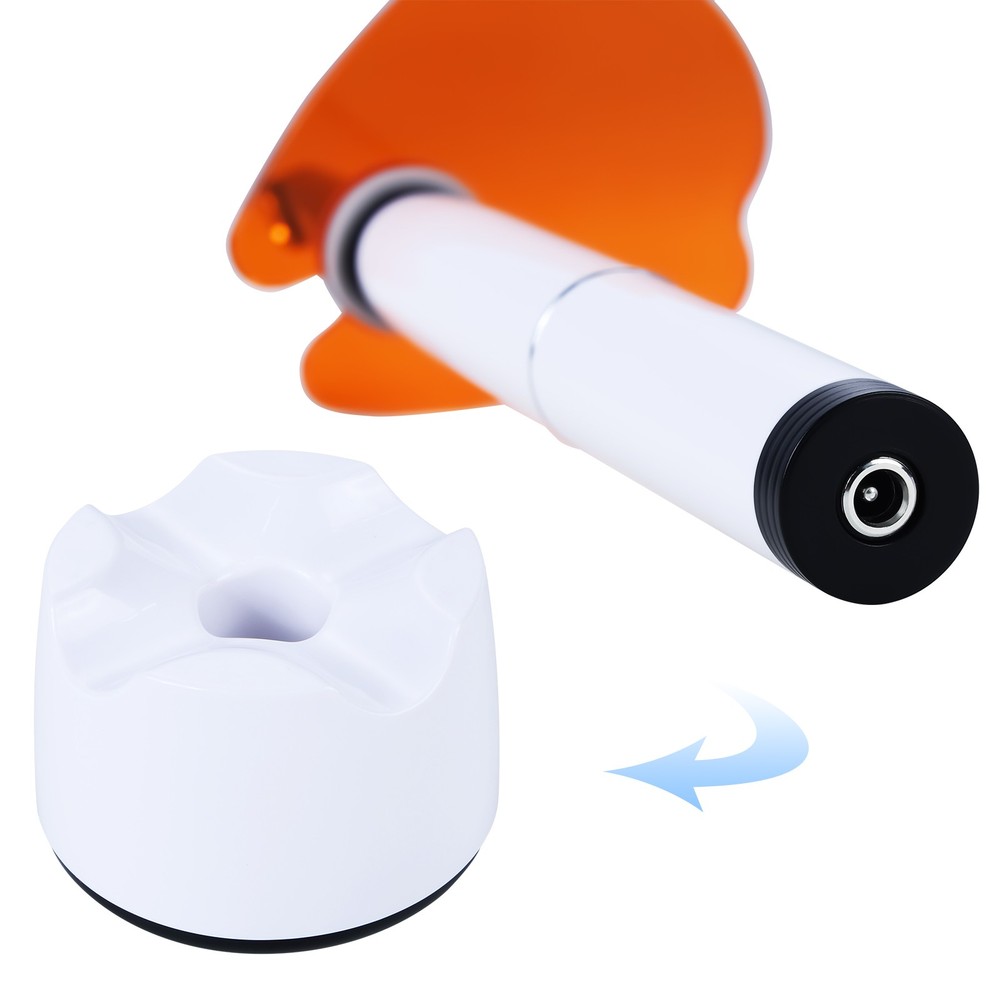 Dental Curing Light LED Resin Cure Lamp 2500mw/cm² 1 Second Curing Light white