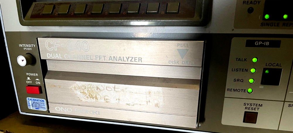 Ono Sokki CF-940 Dual Channel FFT Analyzer