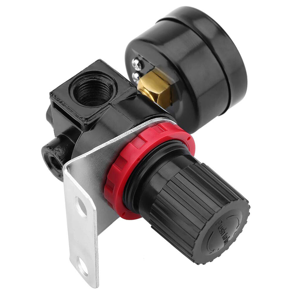 1PC AIR IN LINE COMPRESSOR PRESSURE REGULATOR MINI SERIES, 1/4" NPT