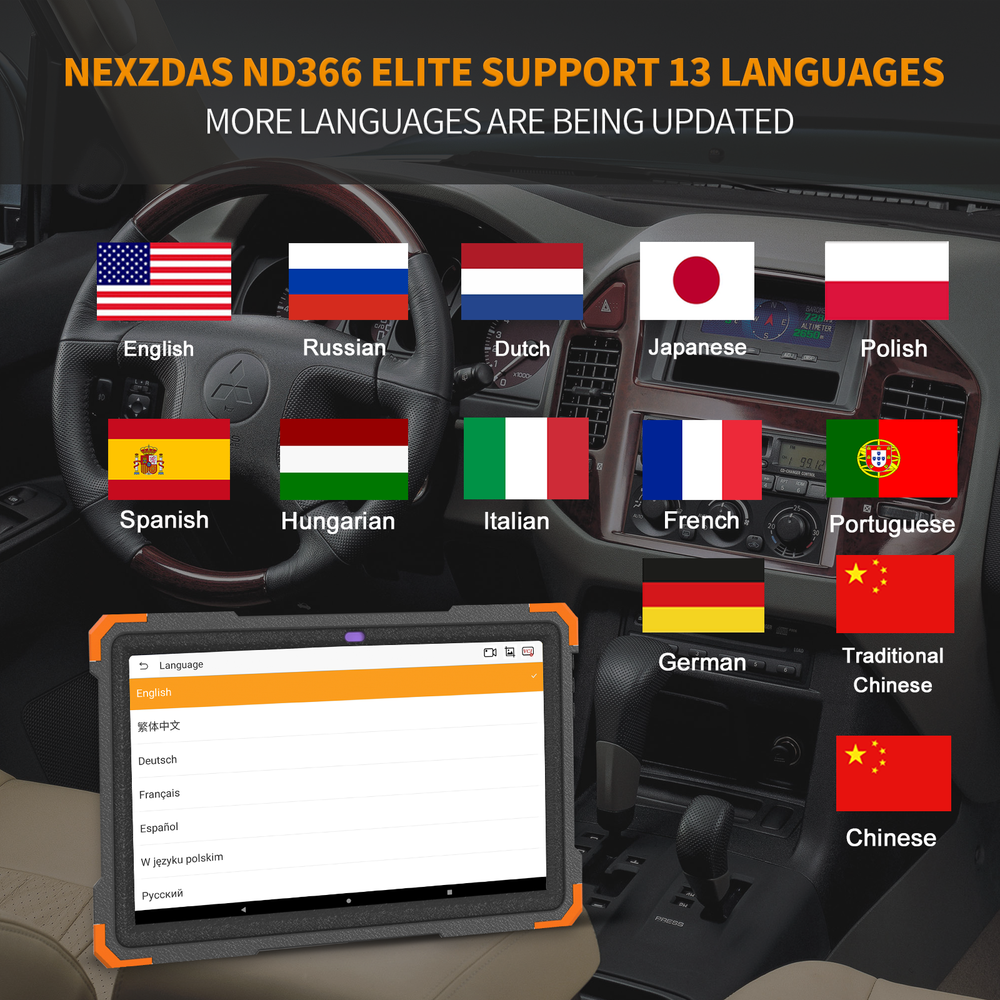 ND366 OBD2 Scanner Car Diagnostic Tools Auto Engine Code Reader Key Programmer