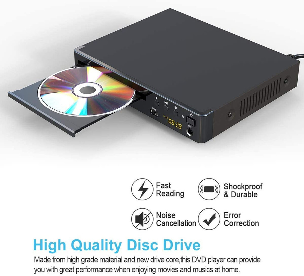 LP-099 Multi Region Code Zone Free PAL/NTSC HD DVD Player CD Player with HDMI AV