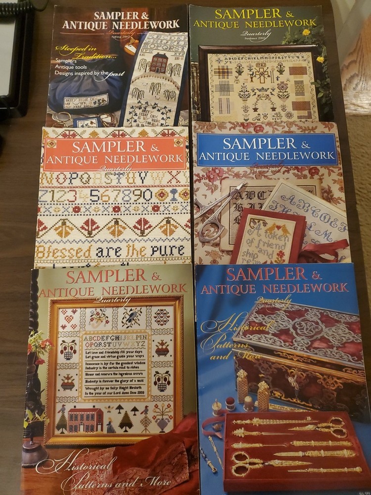 Sampler & Antique Needlework Quarterly LARGE LOT