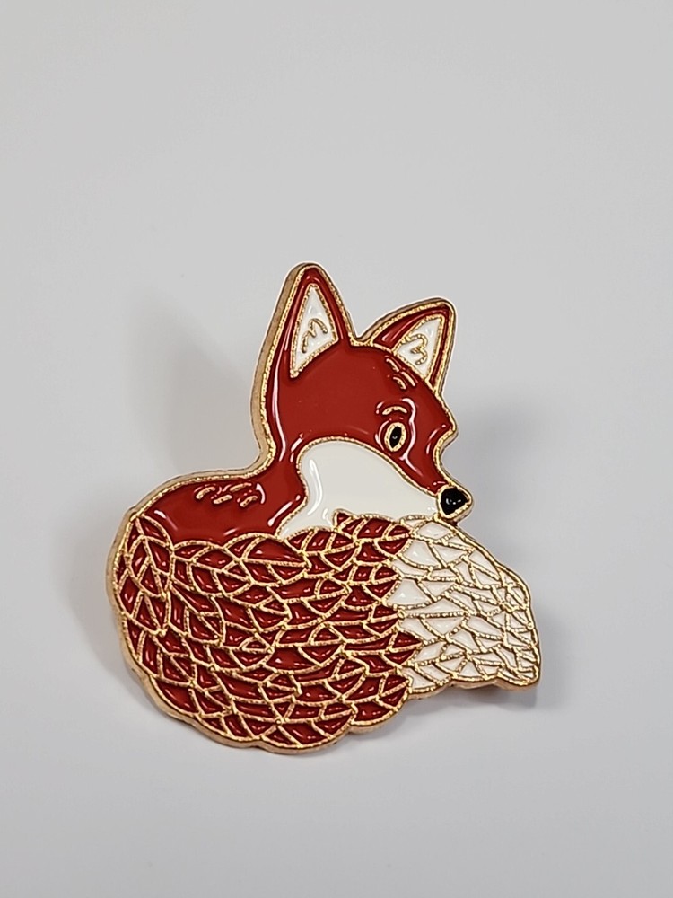 Red Fox Lapel Pin