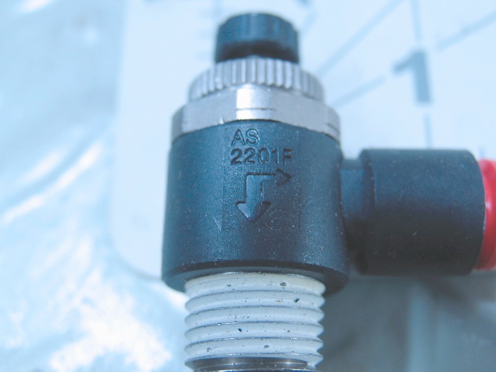 ( SMC # 2201F) Adjustable Valve speed Controller 1/4" Tube Fitting