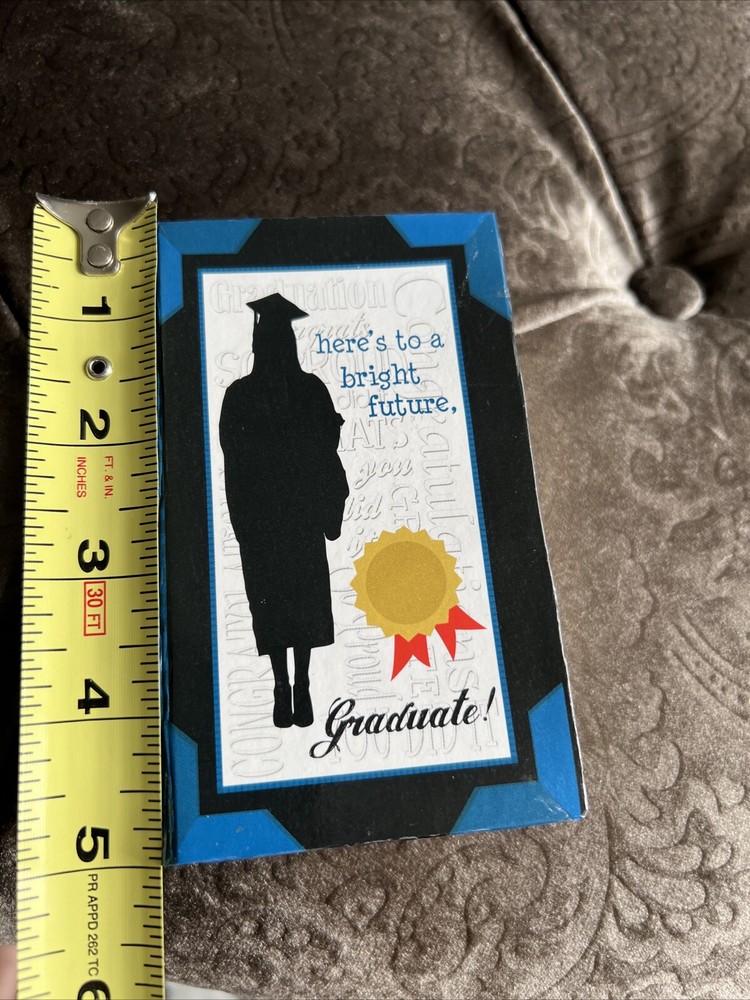 Graduation “Book” Gift Card Holder 3”x5”