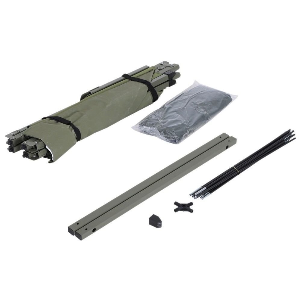 Portable Folding Outdoor Elevated Camp Cot Tent Combo Camping Bed