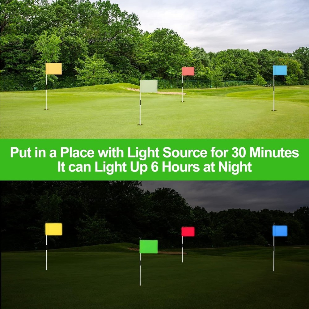Double Sided Novelty Backyard Light Targets - 4-Pack