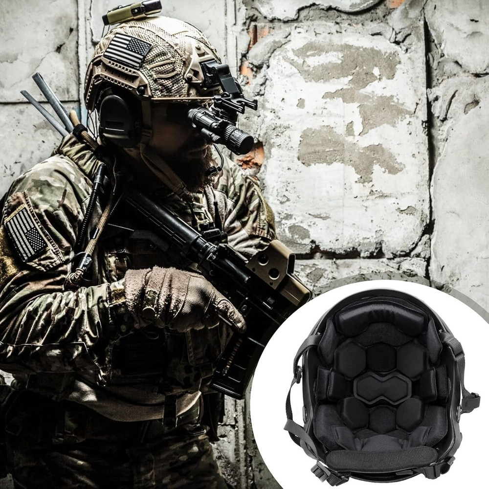 Tactical Helmet Pads - Universal Replacement Internal Memory Foam Pad Inserts...
