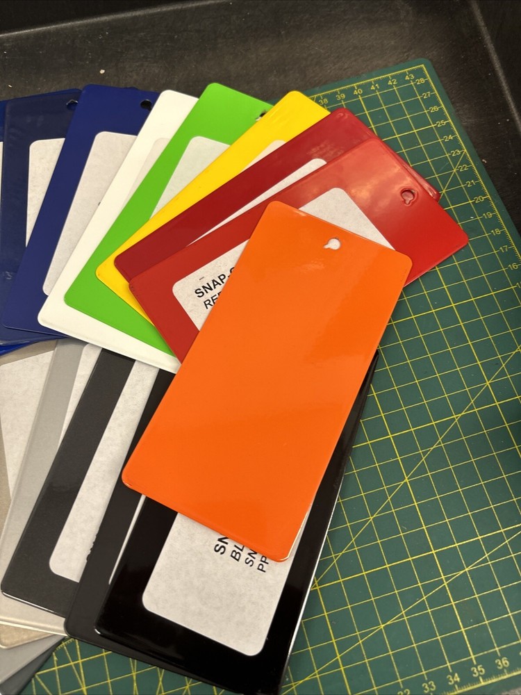 Snap On Tools Ex Dealer Van Toolbox Roll Cab Paint ColourCoupon Sample Set