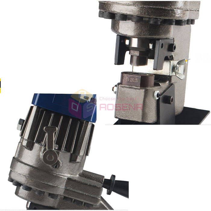 Portable Electric Hole Making Punch Tool Hydraulic Knockout Punch Driver Kit