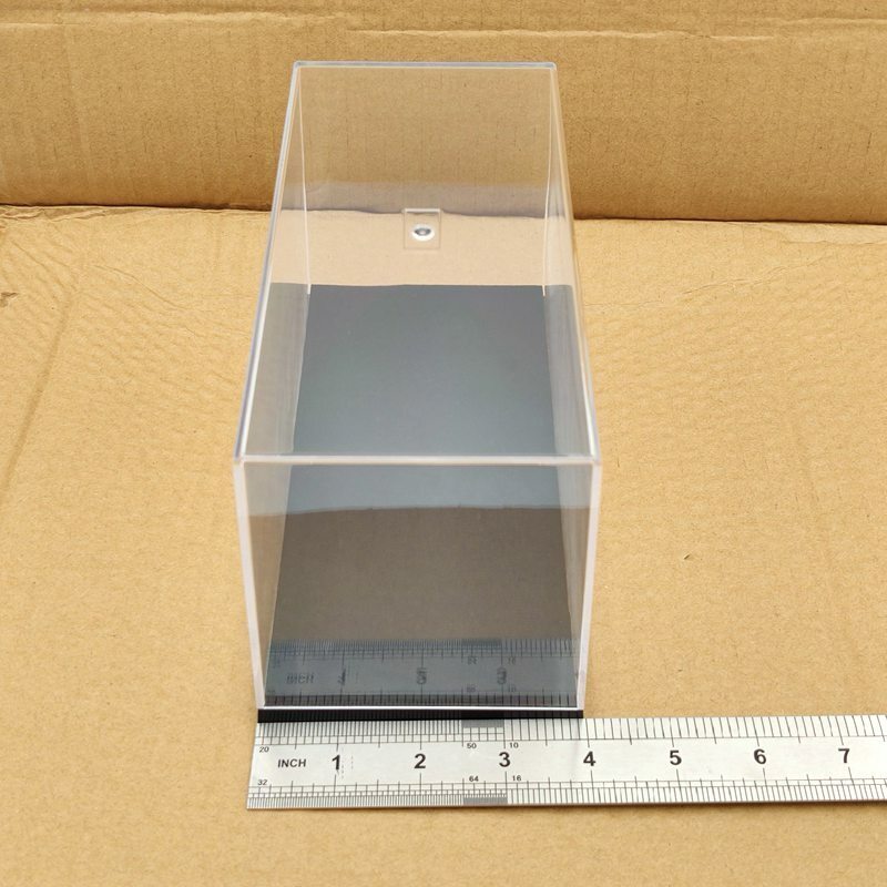 Acrylic Case Motorcycle Model Car Display Boxes Dustproof Storage Box Clear 20cm