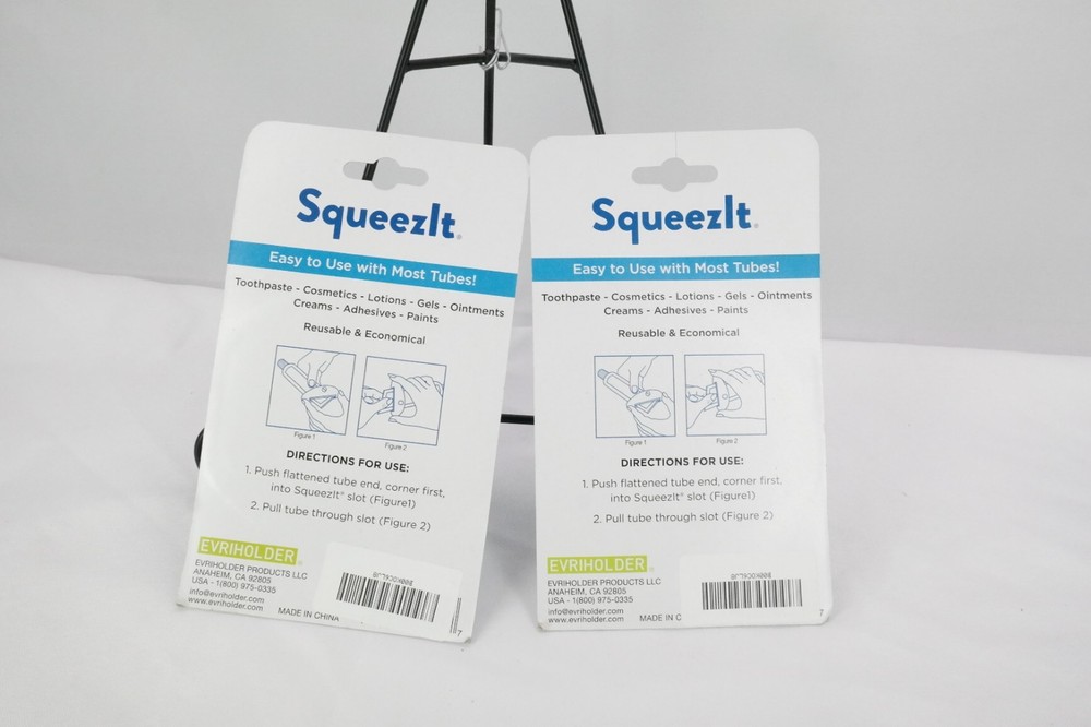SqueezIt Universal Toothpaste Lotion Tube Squeezer 4 Count TF