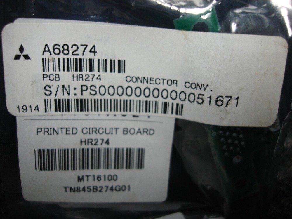 Mitsubishi A68274 PCB Connector D68000 Cable F090