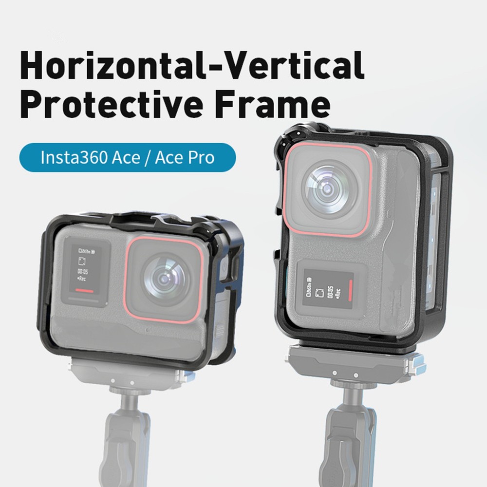 1*ABS Plastic Cage For Insta360 Ace/Ace Pro Camera Housing Frame Case Protector