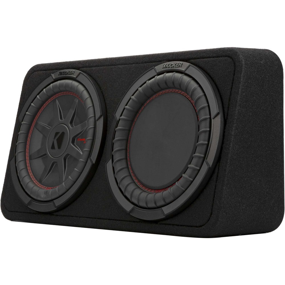 Kicker 48TCWRT102 CompRT 10" subwoofer in thin profile enclosure, 2ohm