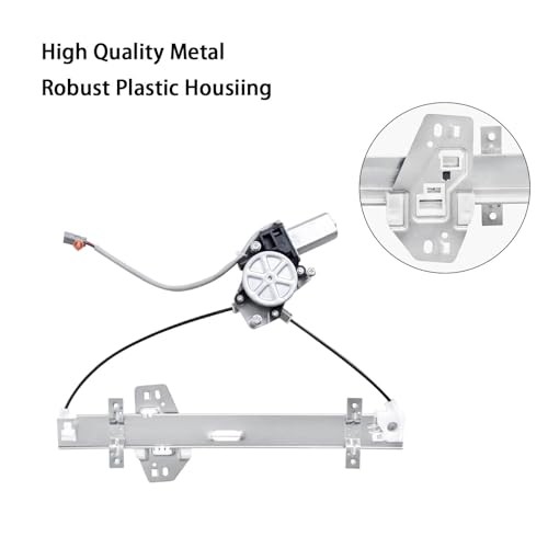 Rear Left Driver Side Power Window Regulator with Motor Assembly, for 2001