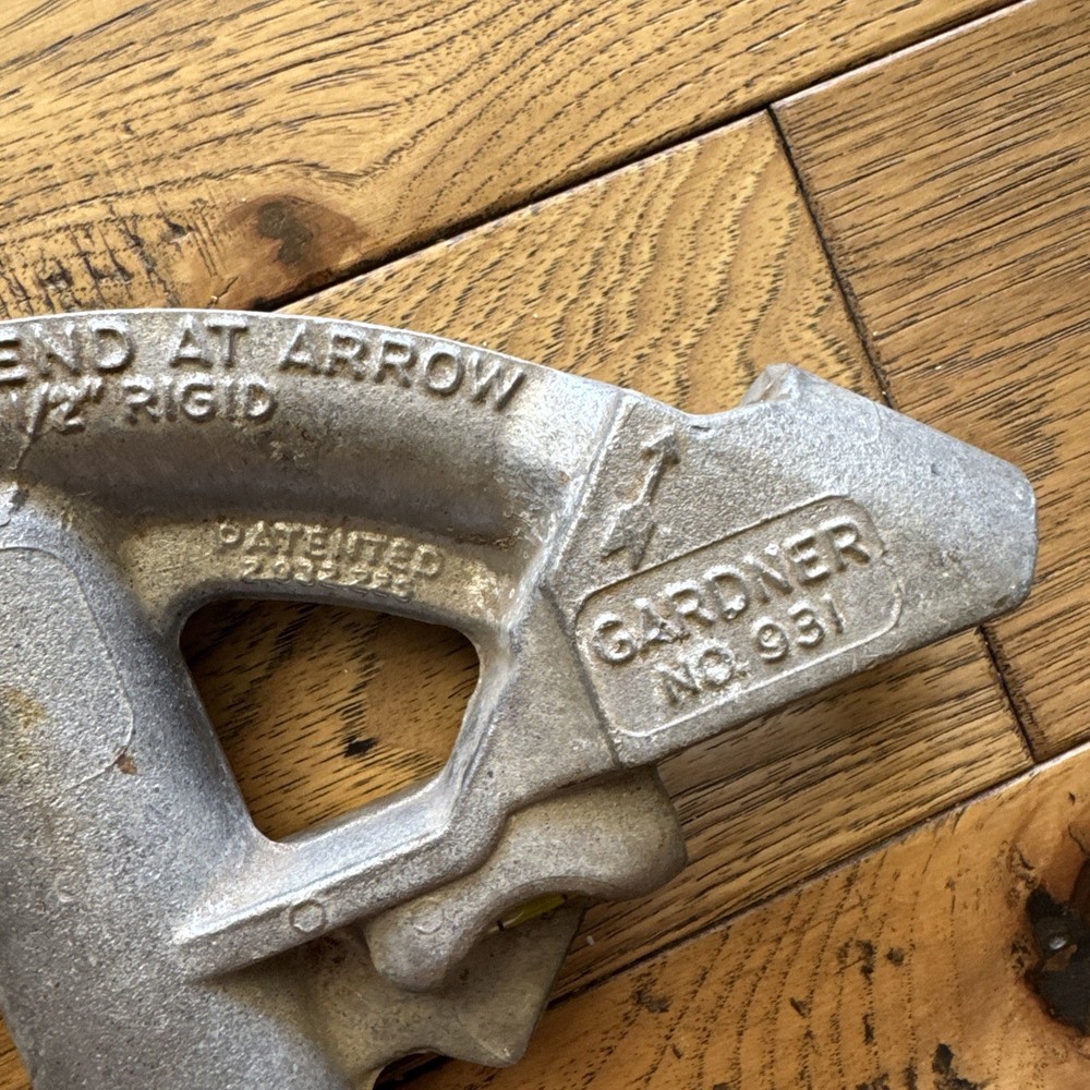 GARDNER BENDNER CONDUIT BENDER 931