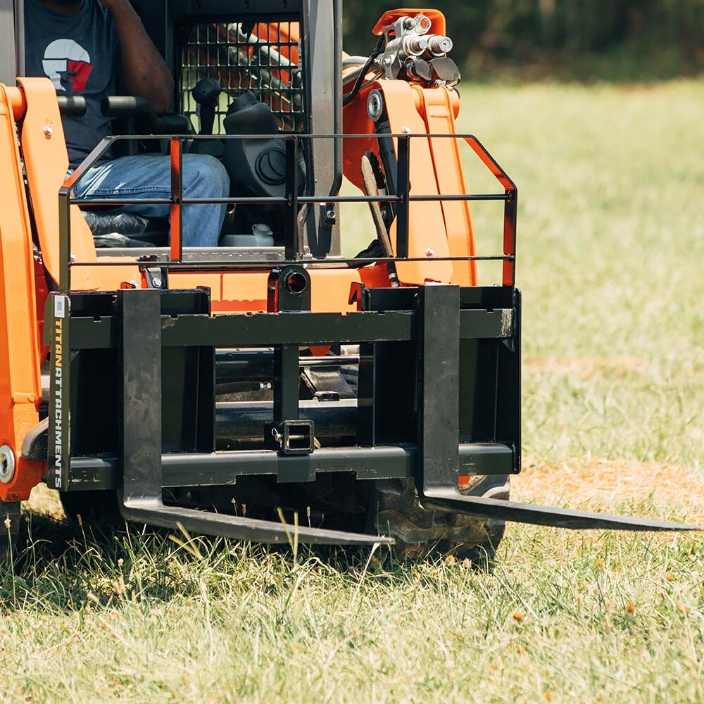 Titan Attachments Pro Series Pallet Fork Frame, Quick Tach Connection