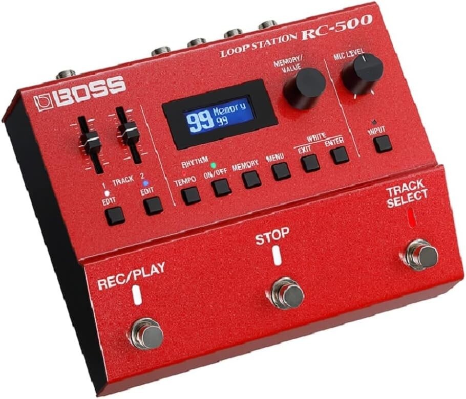 BOSS RC-500 LOOP STATION Guitar Effect Pedals 2-track looper Reverse LOOP FX