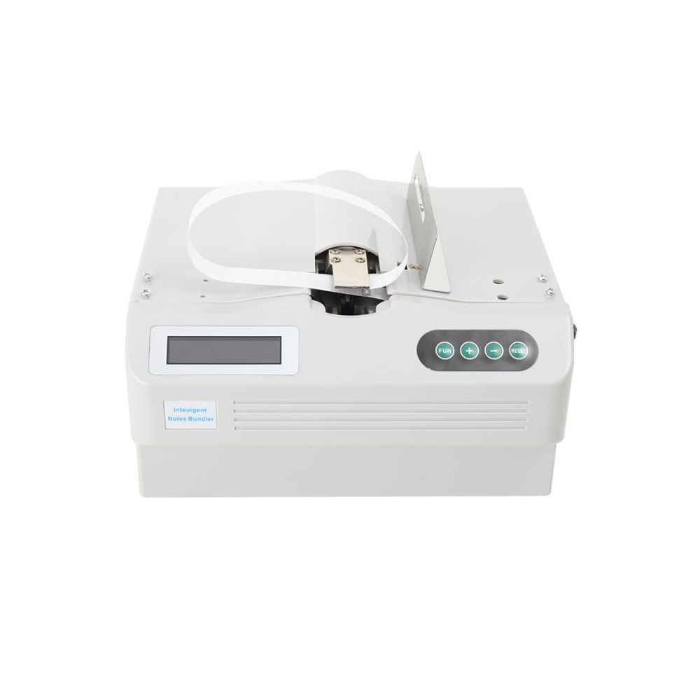 Automatic Small Banknote Binding Machine 50Hz 110V Money Packer Adjustable