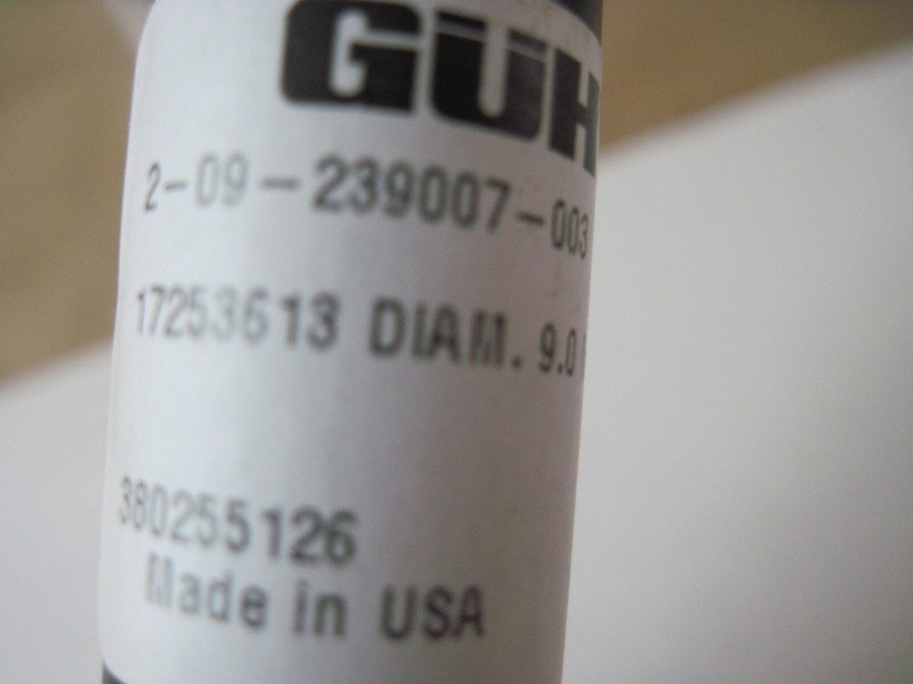 Guhring 17253613 Solid Carbide Straight Flute Drill 9mm