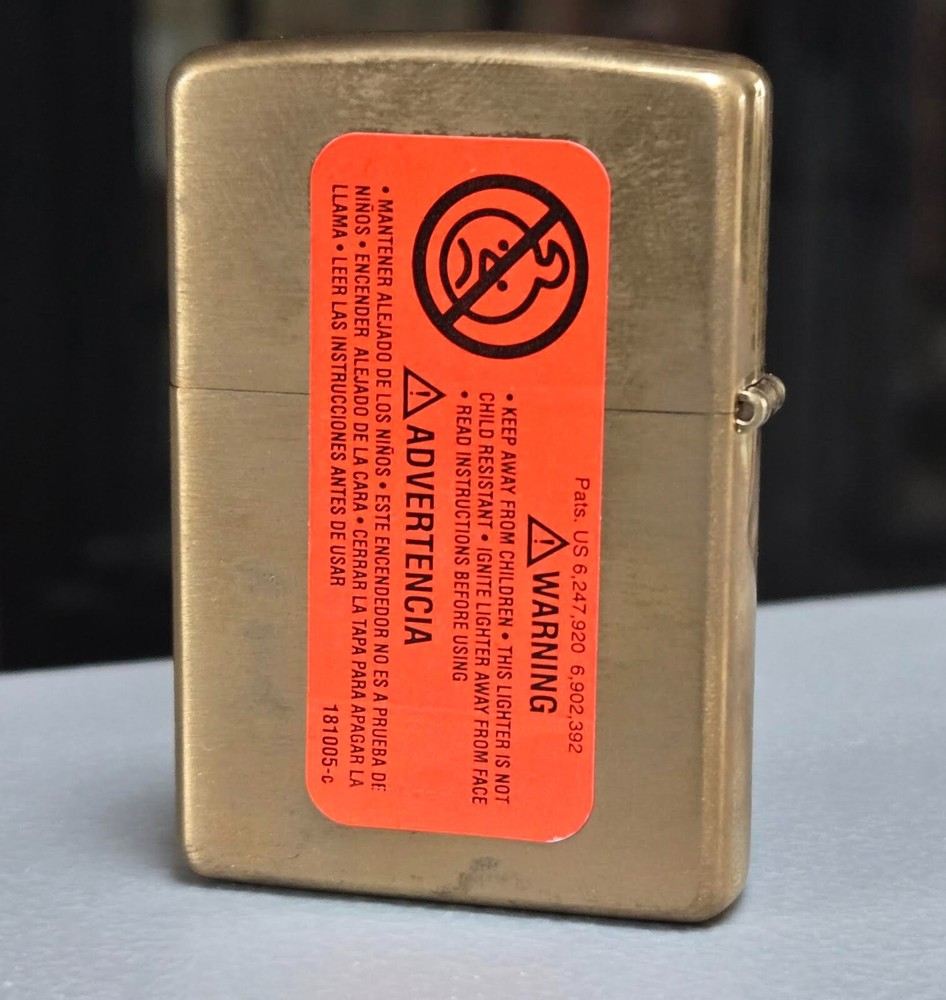 ZIPPO USS KLAKRING FFG-42 2009 Brass LIGHTER