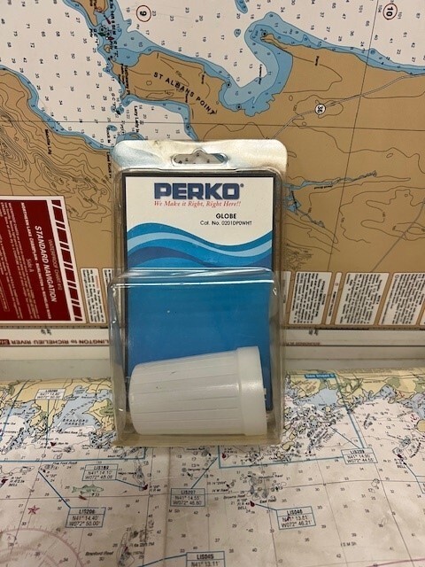 Perko #0201DP0WHT Lens Globe White.