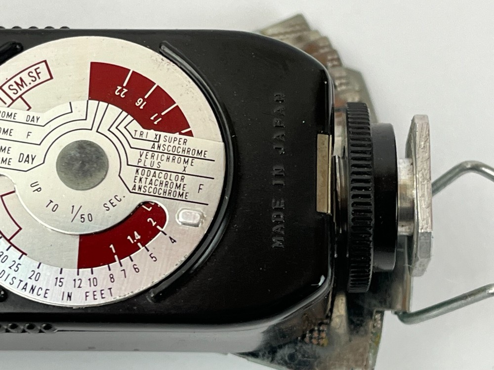 Accura Flash Dial Collapsible Leather Case Camera Vinage