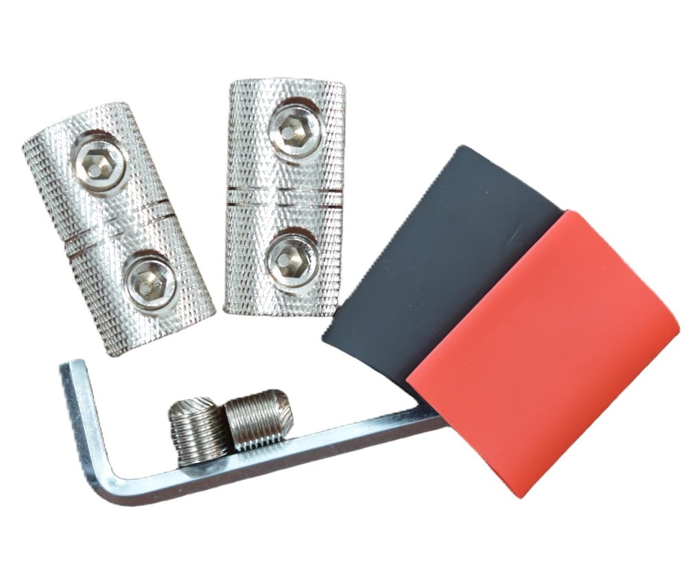 0 Gauge Wire Splicer Butt Connectors – 2 PCS Heavy-Duty Amp Wire Splicing