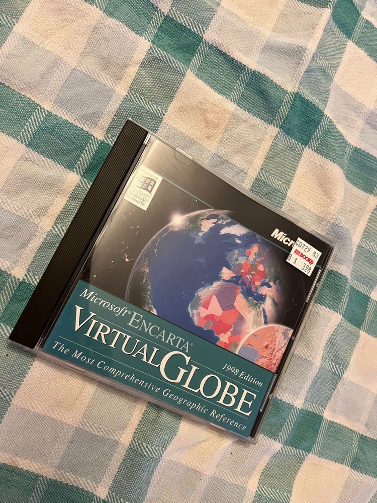 Microsoft Encarta Virtual Globe 1998 Edition, Unopened Used (see description)