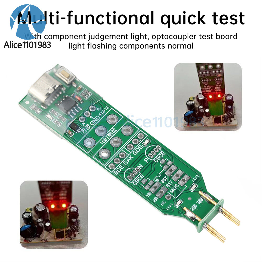 Multi-functional Light-emitting Electronic Tester Triode MOS IGBT Repair Tester
