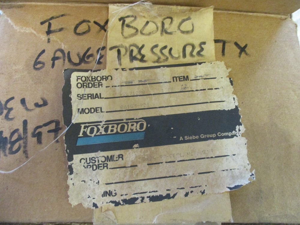 NIB FOXBORO Intelligent Transmitter 861GM-BD1